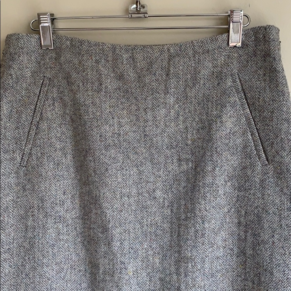 Talbot Herringbone Skirt - Picture 2 of 11